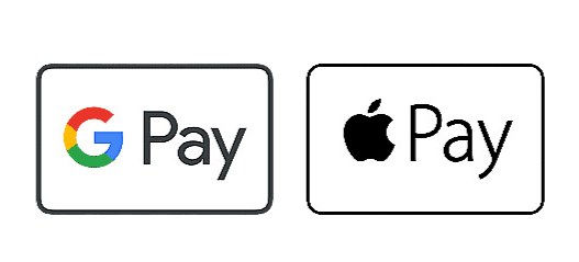 Logo Apple Pay i Google Pay