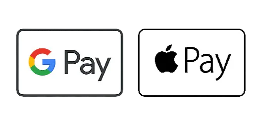 Logo Apple Pay i Google Pay